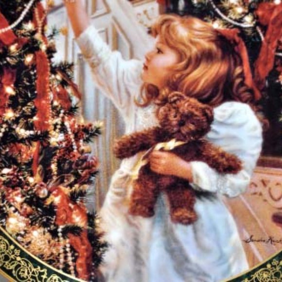 Rare Victorian Night Before Christmas Plate From Victorian Christmas Collection - Picture 3 of 7